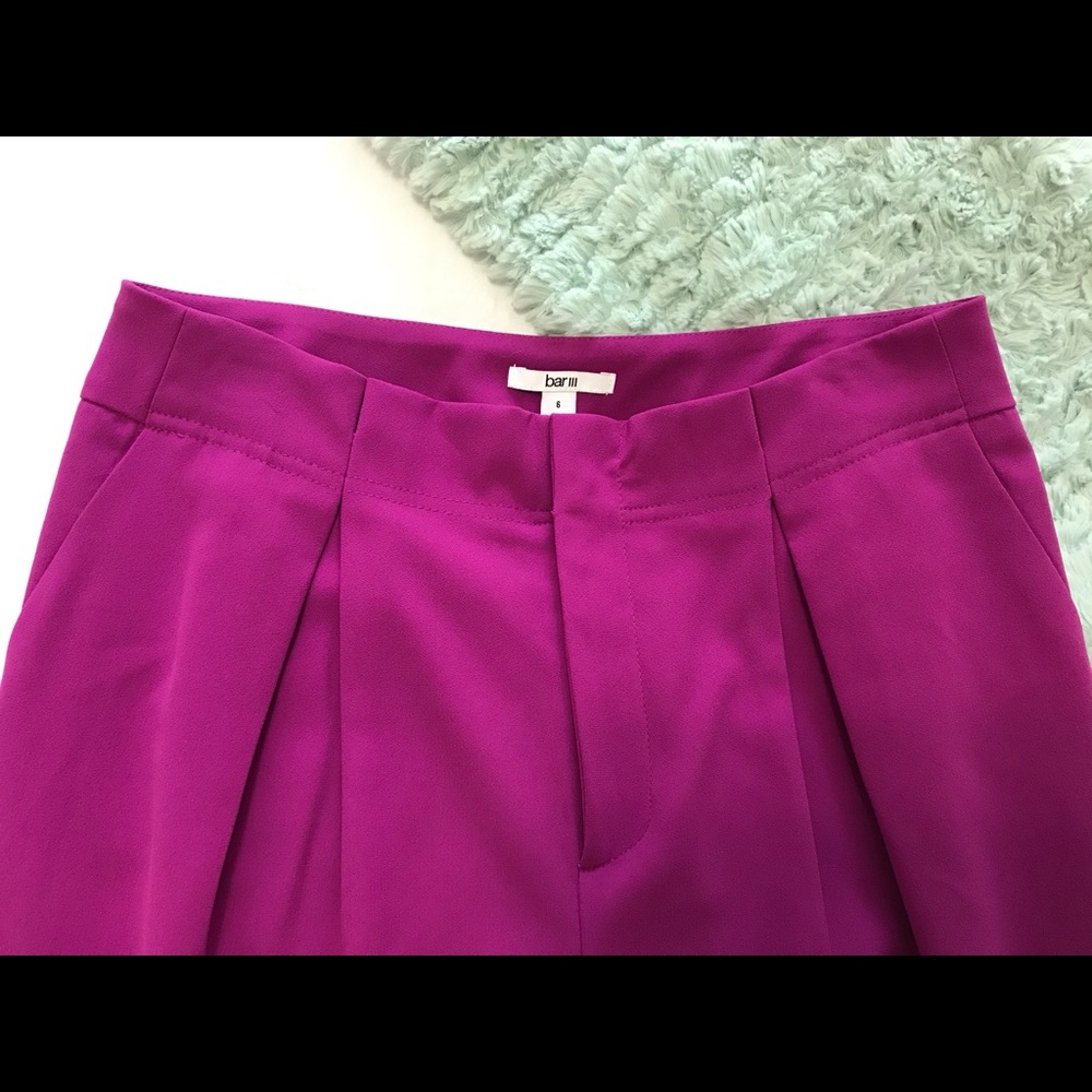 Bar III pleated pants from Macy’s
